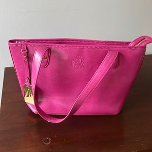 Ralph Lauren pink tote handbag